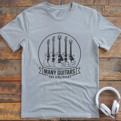 Many Guitars Girlfriend T-Shirt