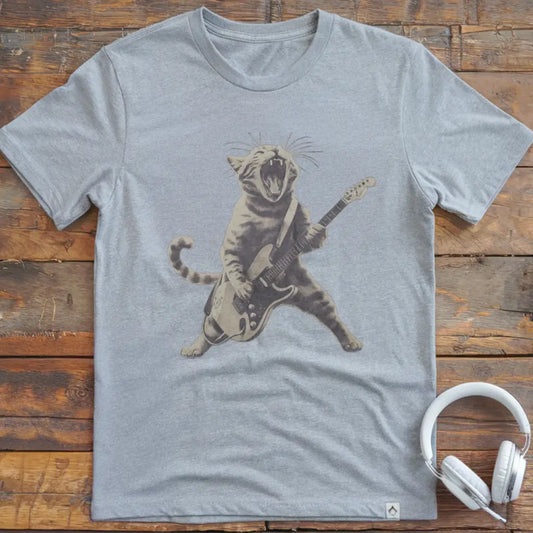 Cat Rocking Out T-Shirt