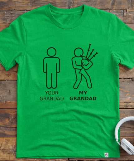 KIDS Grandad Bagpipes T-Shirt