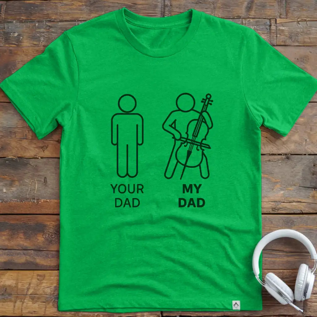 KIDS Dad Cello T-Shirt