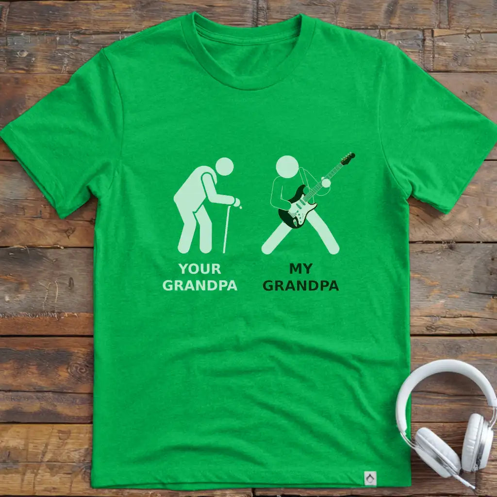 KIDS Grandpa Electric Guitar T-Shirt