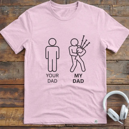 KIDS Dad Bagpipes T-Shirt