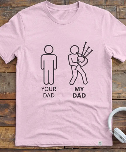 KIDS Dad Bagpipes T-Shirt
