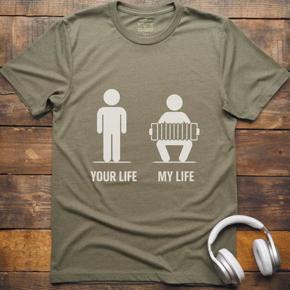 Life Bandoneon Male T-Shirt