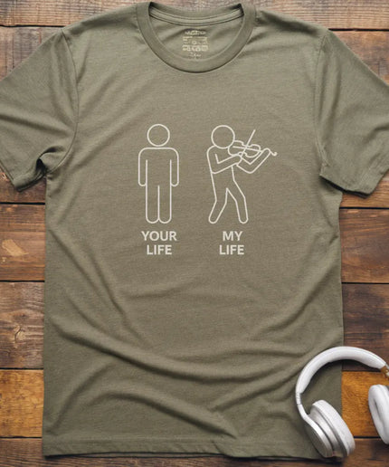 My Life Violin M T-Shirt