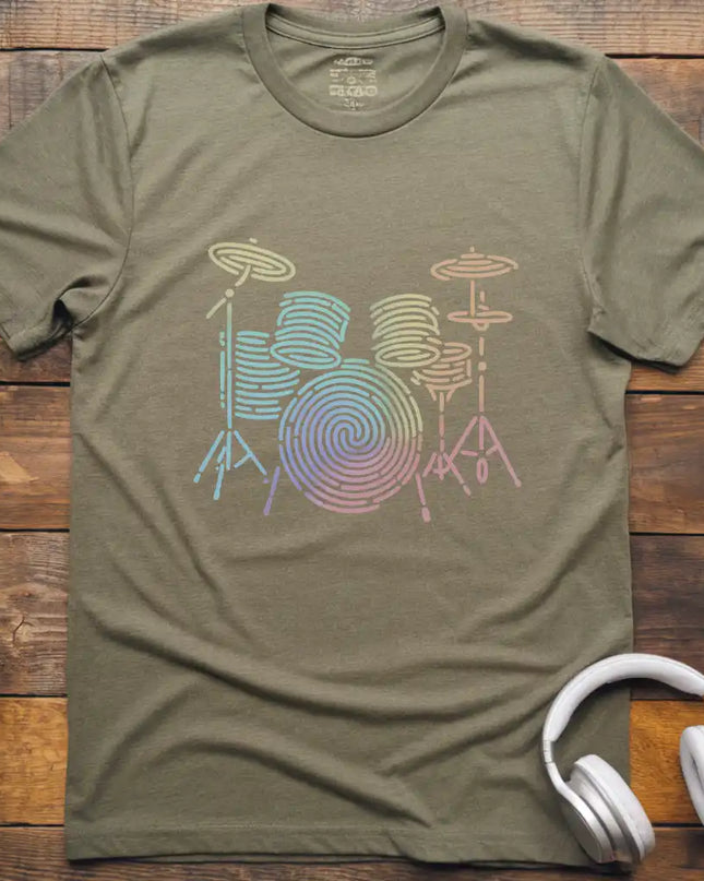 Neon Drums T-Shirt