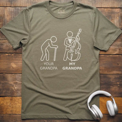 Grandpa Double Bass T-Shirt