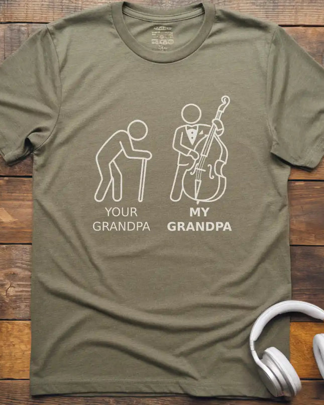Grandpa Double Bass T-Shirt