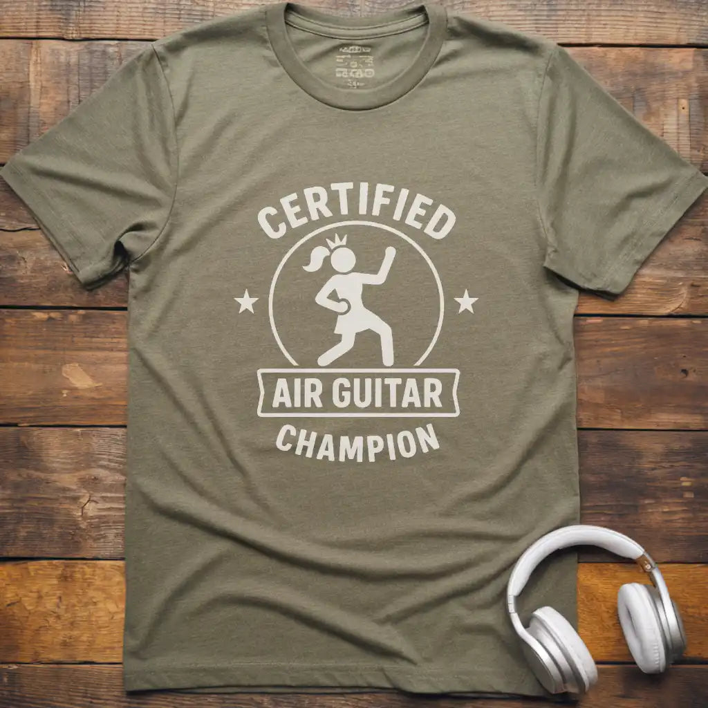 Certified Air Guitar F T-Shirt