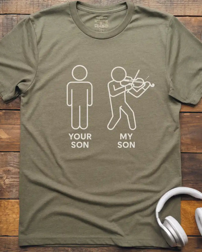 My Son Violin T-Shirt
