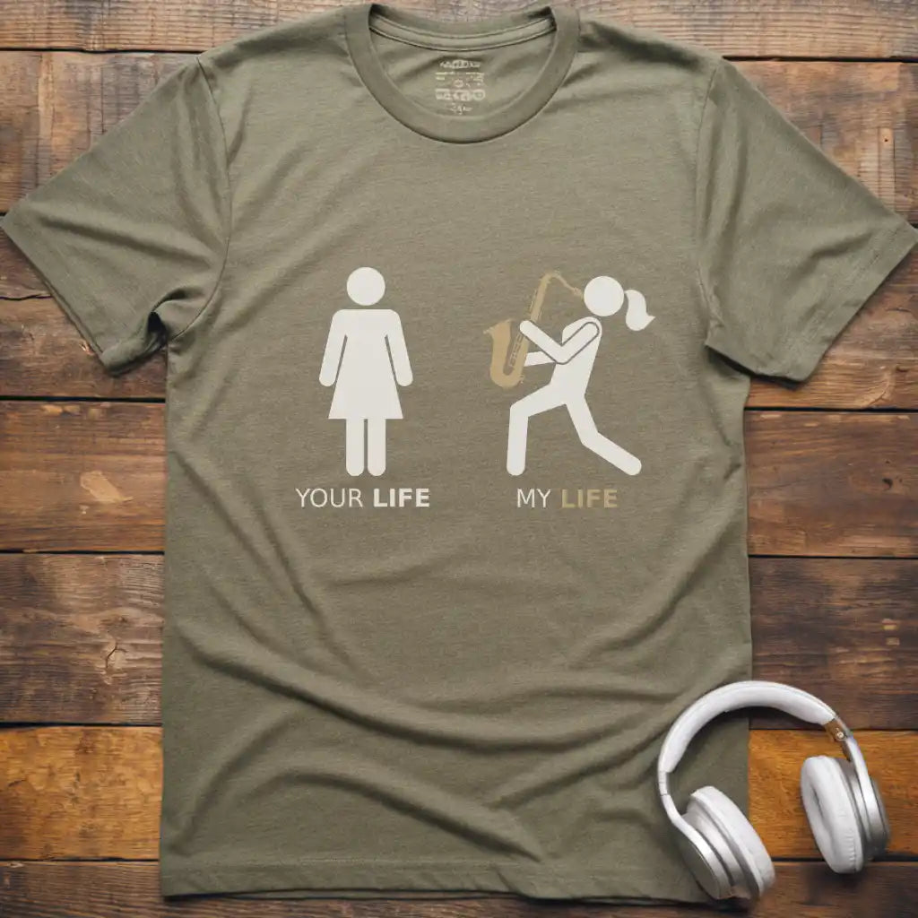 Life Sax Female T-Shirt