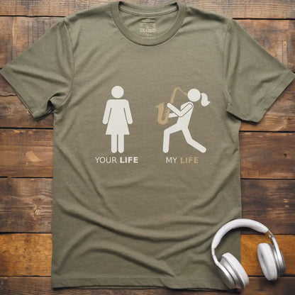 Life Sax Female T-Shirt