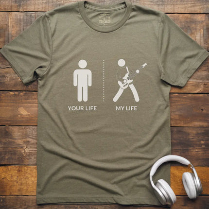 Life Guitar Male T-shirt