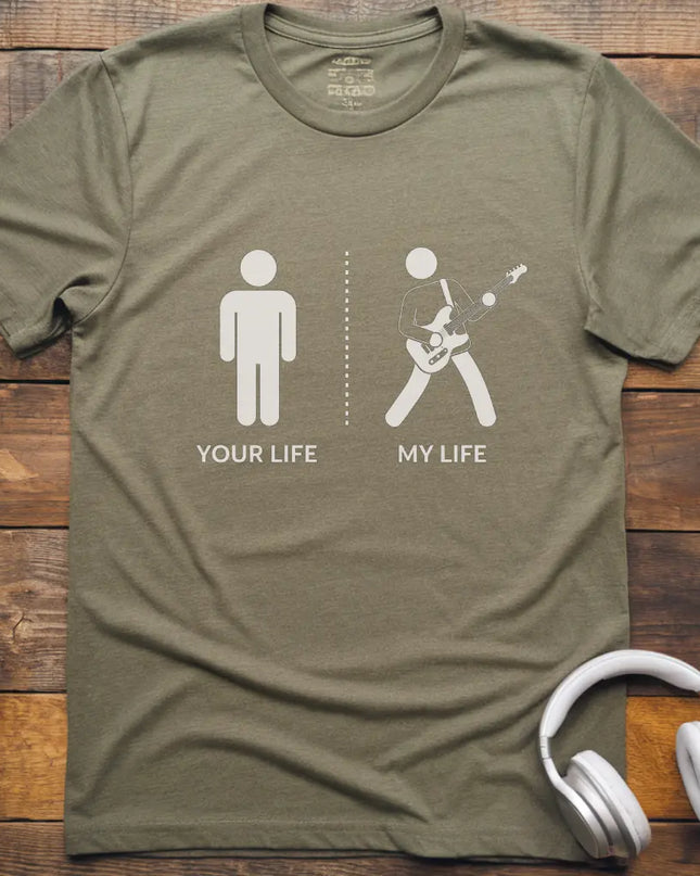 Life Guitar Male T-shirt