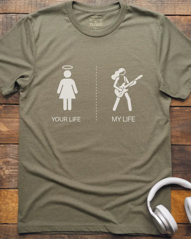 Life Guitar Female 1 T-shirt