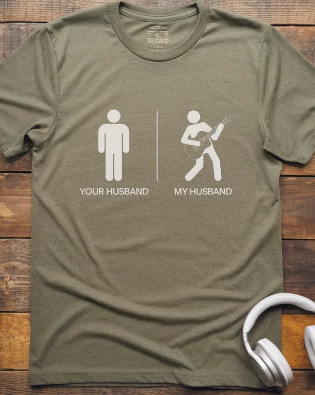 My Husband Guitar T-shirt