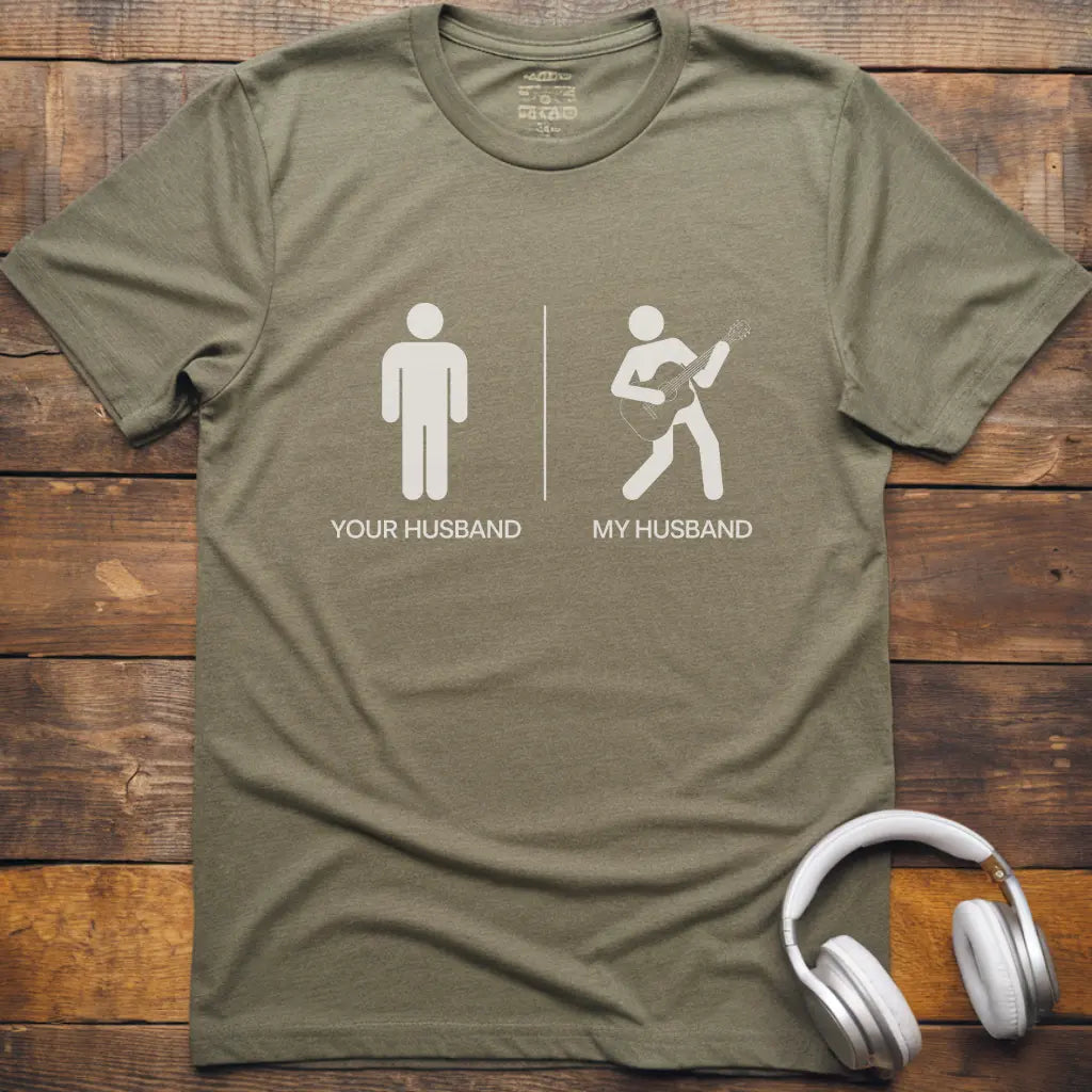 My Husband Guitar T-shirt