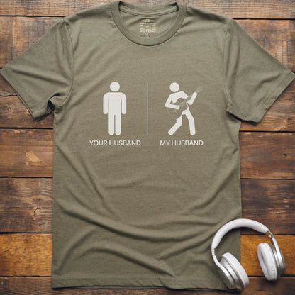 My Husband Guitar T-shirt