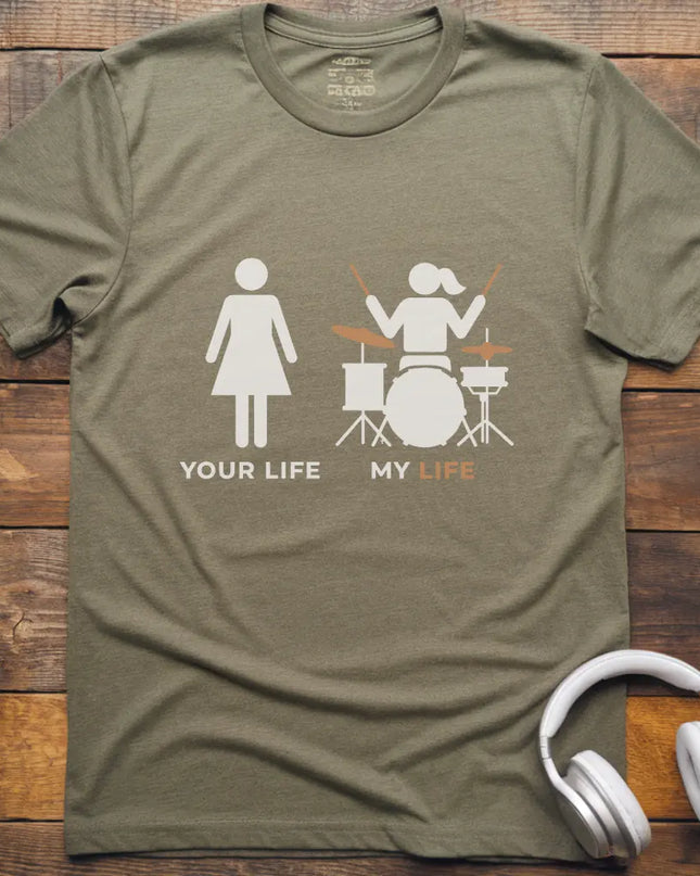 Life Drum Female T-shirt