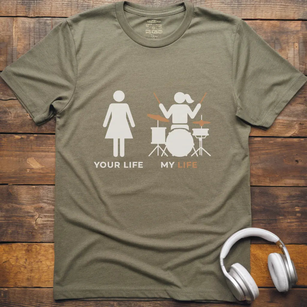 Life Drum Female T-shirt