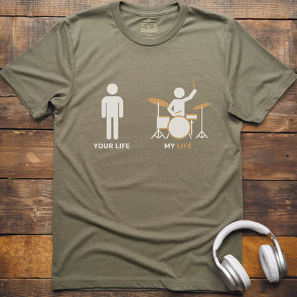 Life Drum Male T-shirt