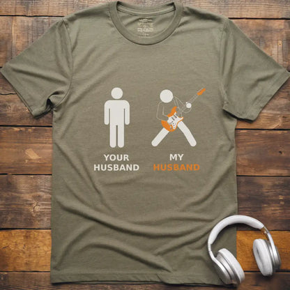 Husband Electric Guitar T-Shirt