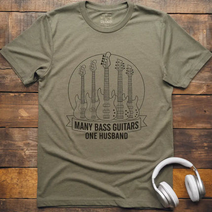 Many Bass Husband T-Shirt