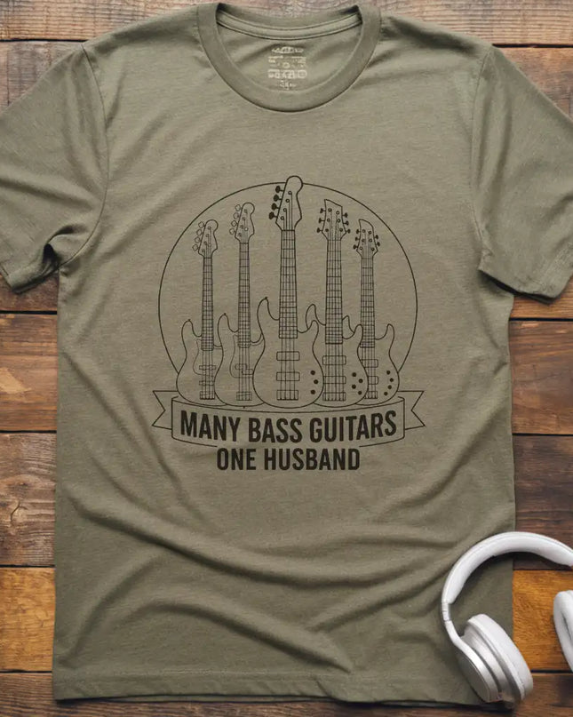 Many Bass Husband T-Shirt