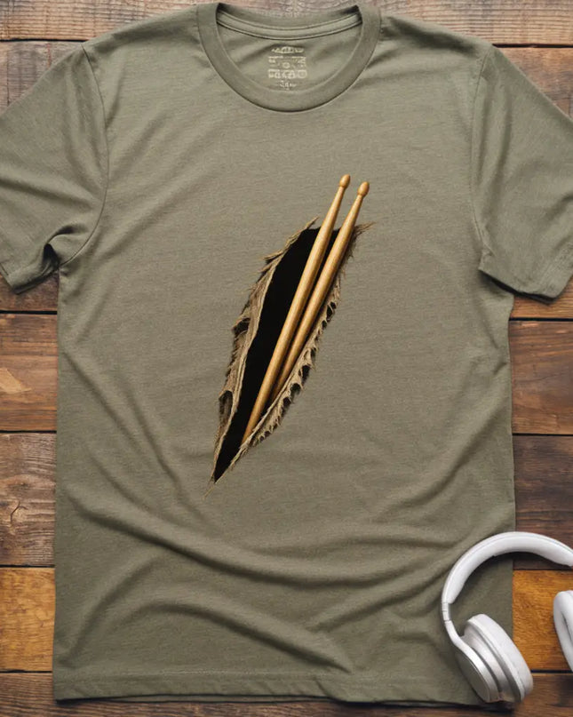 Drum Torn T-Shirt