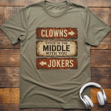 Clown Jokers Middle T-Shirt
