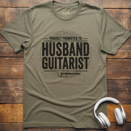 Promoted Husband Guitarist T-Shirt