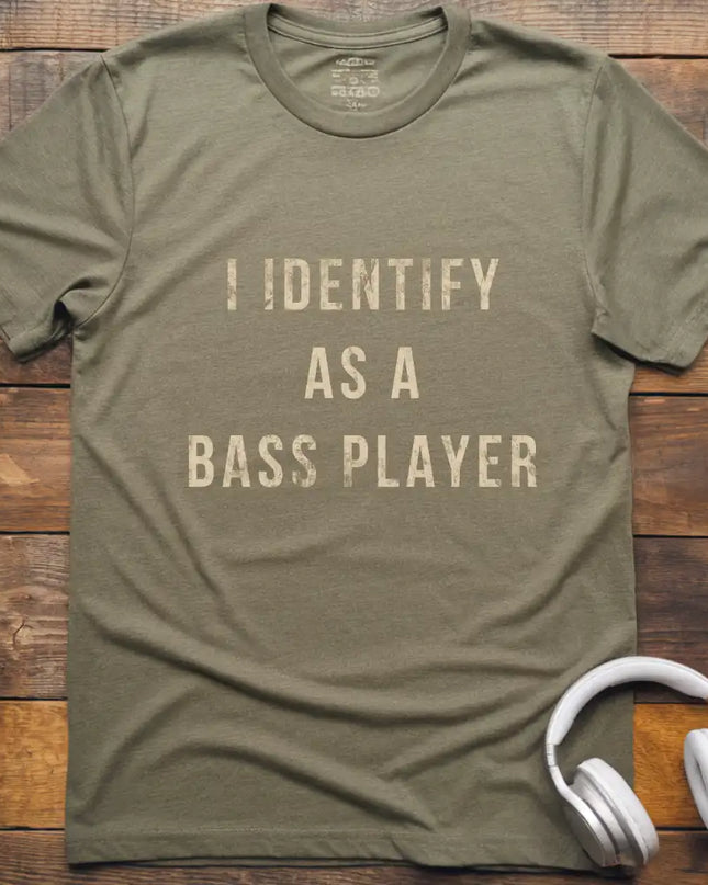 Identify Bass Player T-Shirt