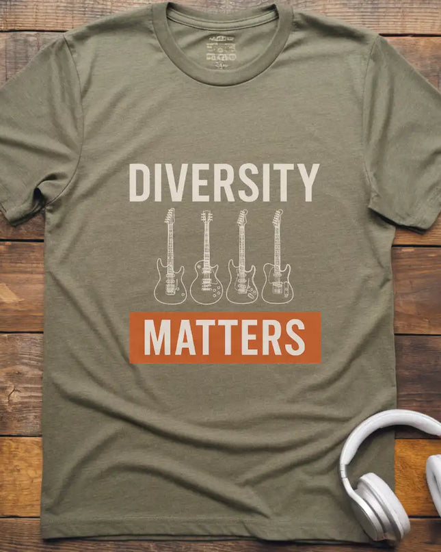 Diversity Matters Guitar T-Shirt