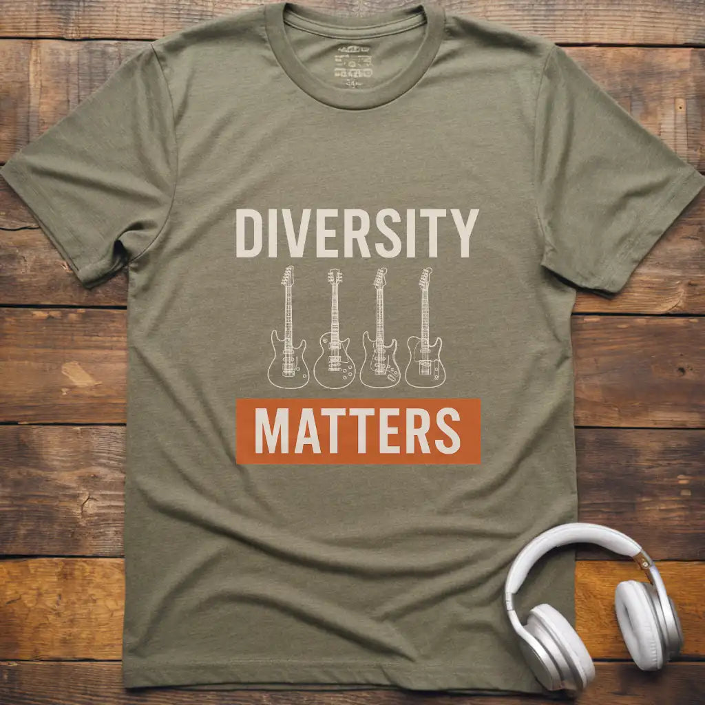 Diversity Matters Guitar T-Shirt