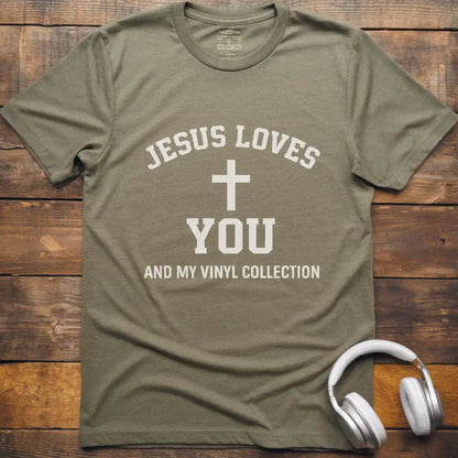 Jesus Loves My Vinyl T-Shirt