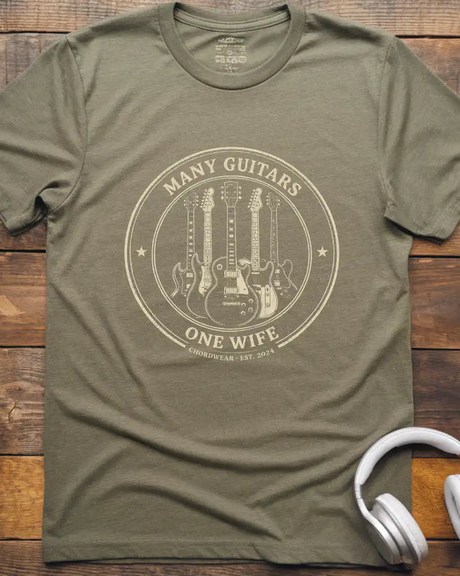 Many Guitars Collectors T-Shirt