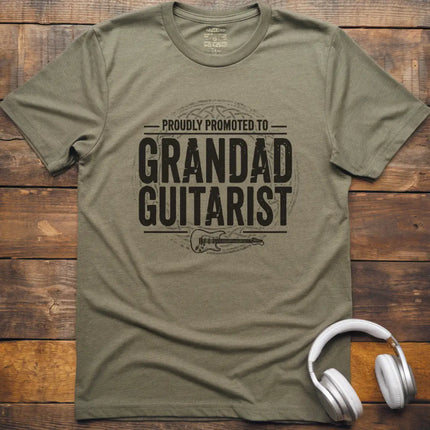Promoted Grandad Guitarist T-Shirt