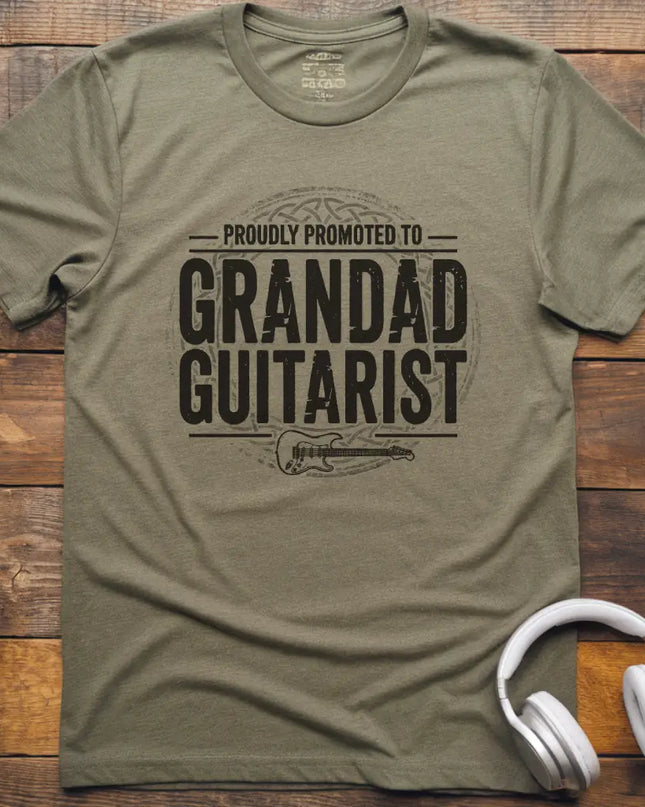 Promoted Grandad Guitarist T-Shirt
