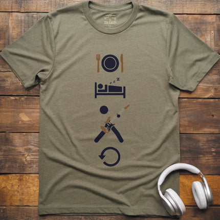 Eat Sleep Guitar Repeat T-Shirt