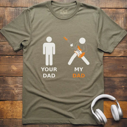 Dad Guitar Left Hand T-Shirt