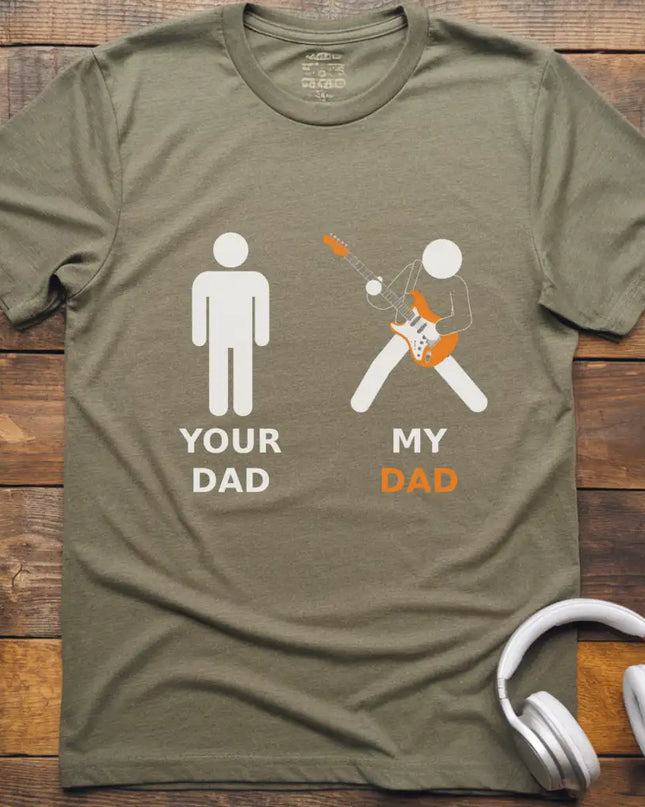 Dad Guitar Left Hand T-Shirt