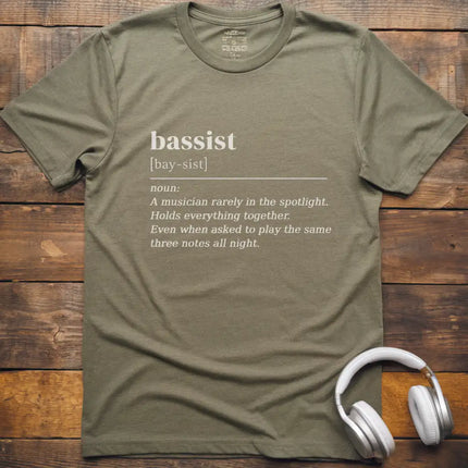 Bassist Dictionary T-Shirt