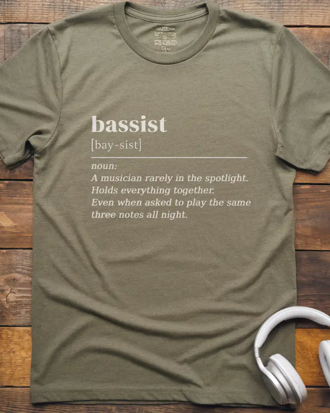 Bassist Dictionary T-Shirt