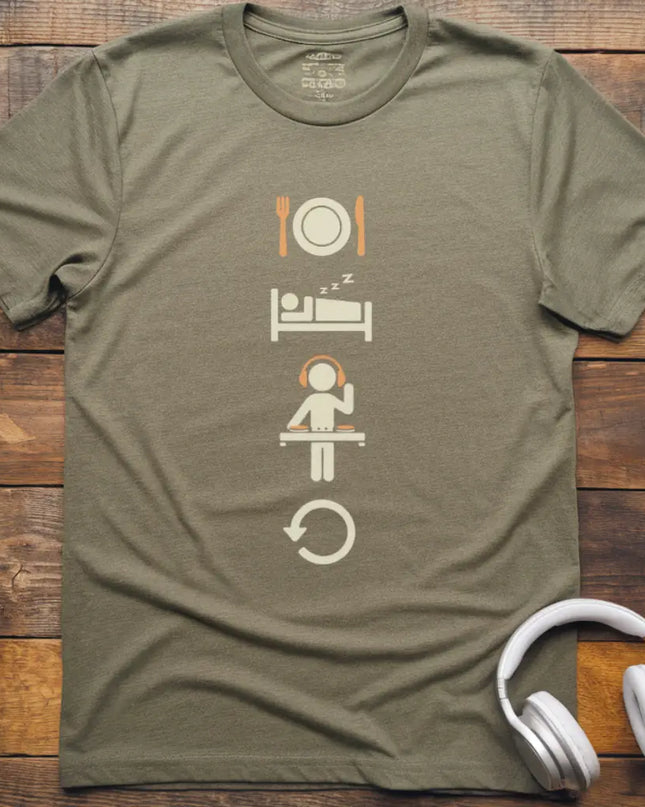 Eat Sleep DJ Repeat T-Shirt