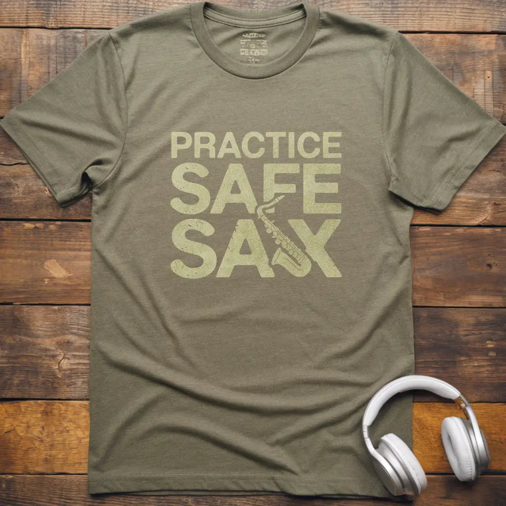 Practice Safe Sax T-Shirt