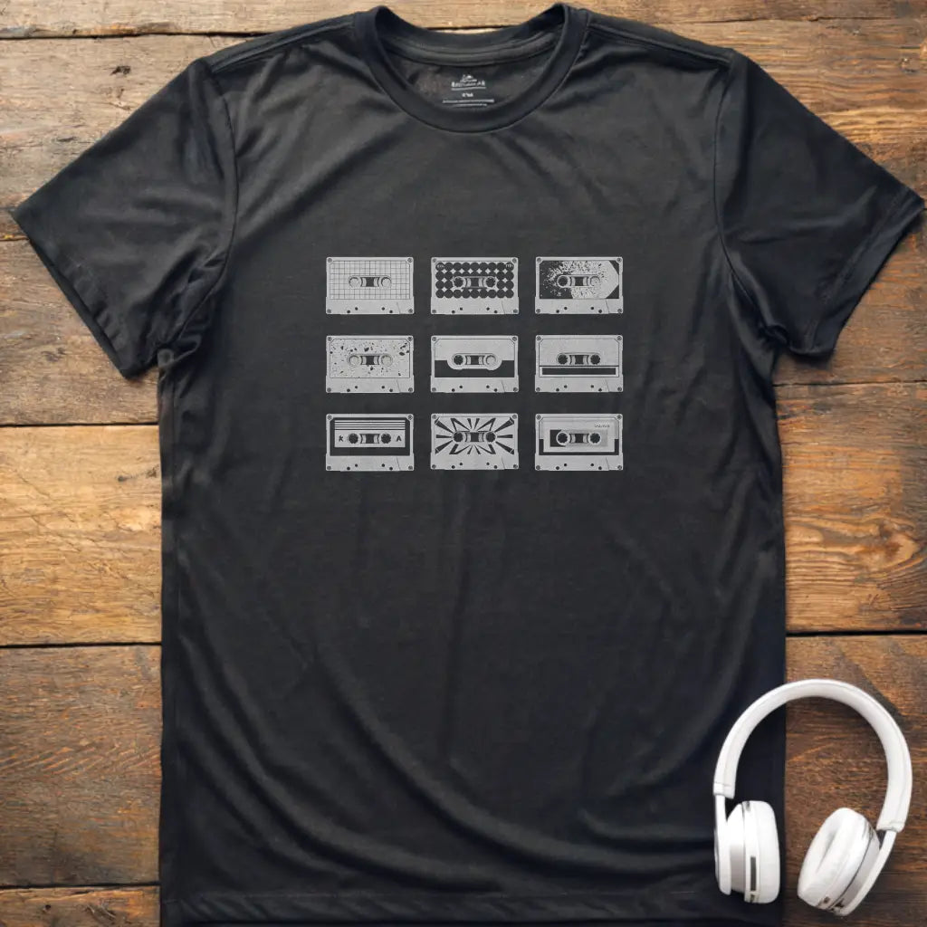 Kassetten-3x3-T-Shirt