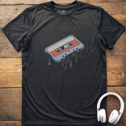 T-Shirt mit Kassettenschmelze