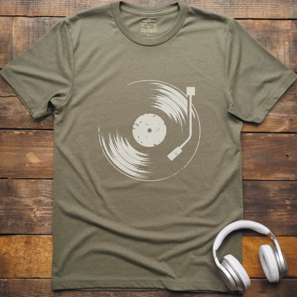 Vinyl-Schallplatten-T-Shirt