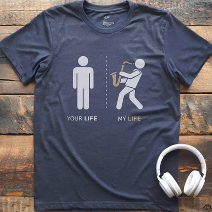 Life Sax Male T-Shirt