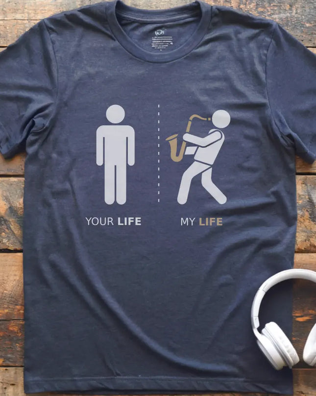Life Sax Male T-Shirt